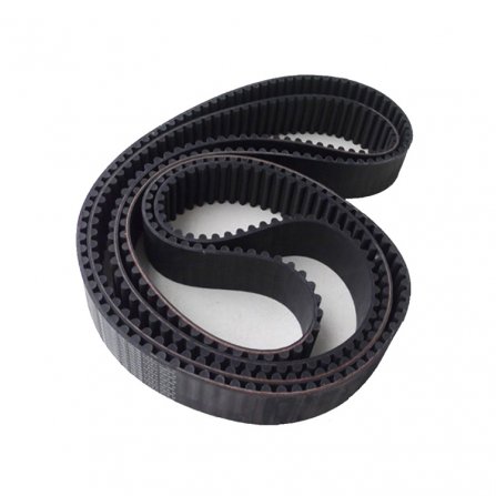 三角帶(dài)切割工業皮(pí)帶耐磨抗拉(lā)力強紡織雙麵齒傳動帶(dài)齒形橡(xiàng)膠同步帶